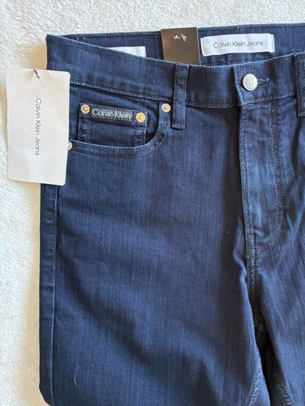 Calvin Klein Men's Navy and Blue Trousers